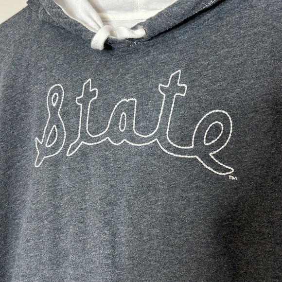 Nike Michigan State Spartan T-Shirt weight kangaroo pouch hooded sweatshirt-EUC‎ - Picture 9 of 9